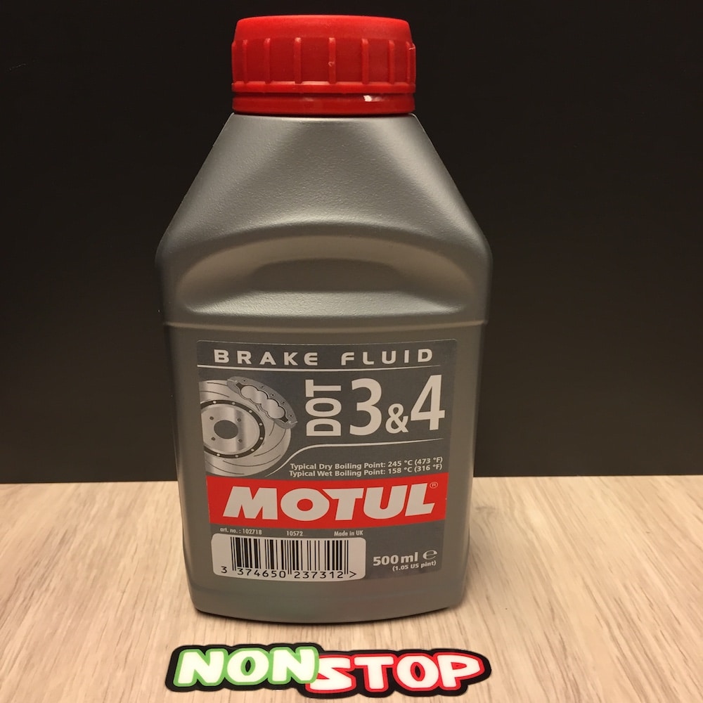 Brake fluid DOT 3&4 500ml | Motul | 38-3374650237312 | Non Stop Motoren